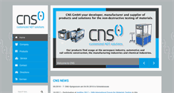 Desktop Screenshot of cns-ndt.com