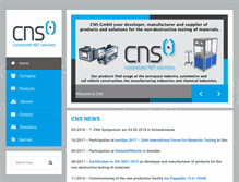 Tablet Screenshot of cns-ndt.com